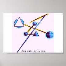 Tri Gamma d'Illuminati Posters