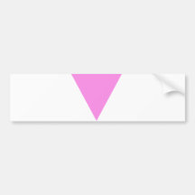 Triangle rose adhésif pour voiture