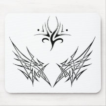 Tribal 2 avec le mousepad d'aile tapis de souris