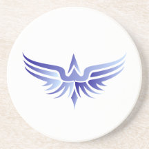 tribal oiseau bird dessous de verre