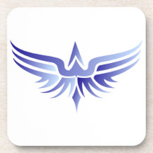 tribal Vogel bird Cocktail Untersetzer