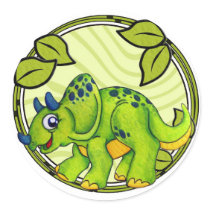 Triceratops-Aufkleber
