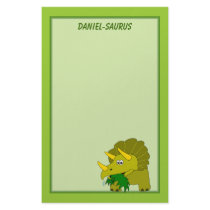 Triceratops-Dinosaurier-personalisiertes Kinderbri