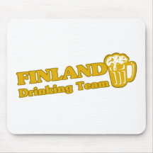 Trinkendes Team Finnlands Mousepads