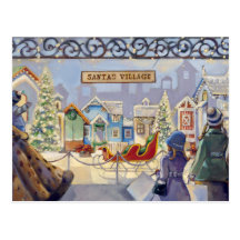 Trish Biddle Sankt Villiage Postkarte