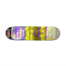 Trisha blaues Wasser-Cl-Georgia-Wellen-Eile-Skateb Personalisiertes Skateboarddeck