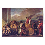 Triumph von Bonaparte oder Frieden (Skizze) durch  Karte