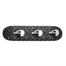 Trois amis plateau de planche à roulettes