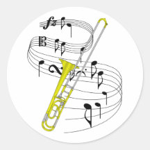 Trombone Aufkleber