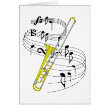Trombone Grußkarten