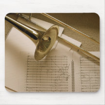 Trombone mousepad
