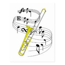 Trombone Postkarte