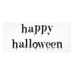 Tropfendes Blut glückliches Halloween Vollfarbige Werbekarte