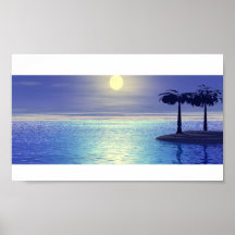 Tropische Insel Plakat