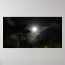Tropischer Mond Posterdrucke