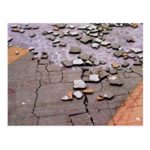 Trottoir criqué cartes postales