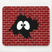 Trou dans le mur Mousepad Tapis De Souris