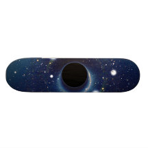 Trou noir devant le grand nuage de Magellanic Plateaux De Planche À Roulettes