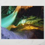 Trummelbach fällt nahe Lauterbrunnen, die Schweiz Flyerbedruckung