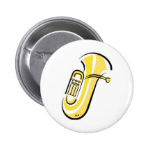 Tuba Anstecknadelbuttons
