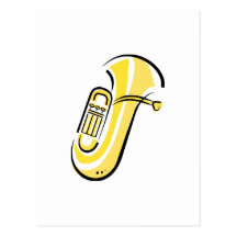 Tuba Postkarte