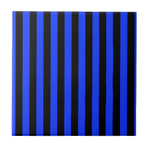 Tuile bleu-foncé et noire carreaux en céramique