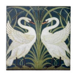 Tuile de papier peint de cygne et de précipitation carreau