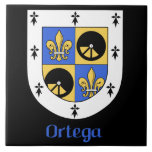 Tuile décorative de bouclier de famille d'Ortega Carreaux En Céramique