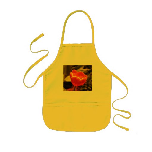 Tulipe orange tablier