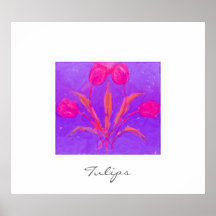 Tulipes Affiche