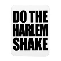 Tun Sie die Harlem-Erschütterung Eckiger Magnet