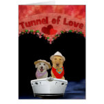 Tunnel de l'amour cartes de vœux