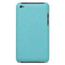 Tupfenstift punktiert girly schickes tiffany blaue barely there iPod cover