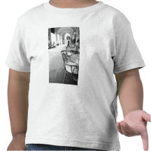 Turin Italie, café et arcade T-shirts