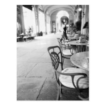 Turin Italien, Café und Torbogen Postkarten