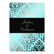 turquoise de la damassé 311-Dazzling Faire-parts