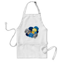 Tweety avec des roses tablier