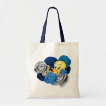 Tweety mit Rosen Leinentasche