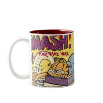 Überwältigende Uhr Garfields, Becher