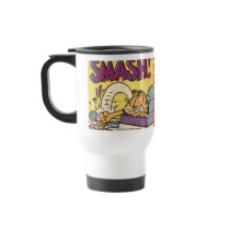 Überwältigende Uhr Garfields, Reisebecher