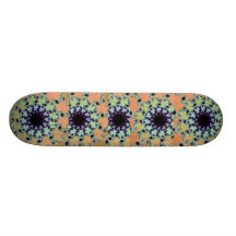 Uhr-Fraktal Individuelles Skateboard