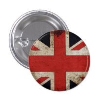 UK Pride Grunge UK Flag Buttons