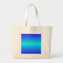 Ultramarine cyan et électrique électrique horizont sacs