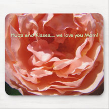 Umarmungen und Küsse wir Liebe Sie Mamma! mousepad