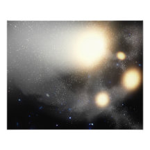 Un accident des galaxies impressions photographiques