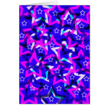 Un bon nombre d'étoiles cartes de vœux