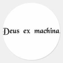 Un dieu d'une machine autocollant