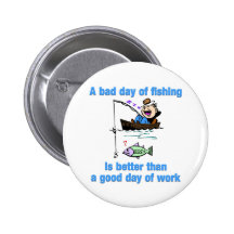 Un mauvais jour de la pêche badges