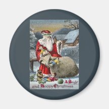 Un Noël lumineux et Joyeux Magnets