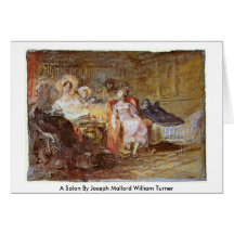 Un salon par Joseph Mallord William Turner Carte De Vœux